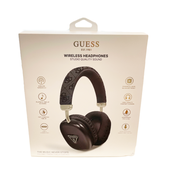 guess headphones wireless black