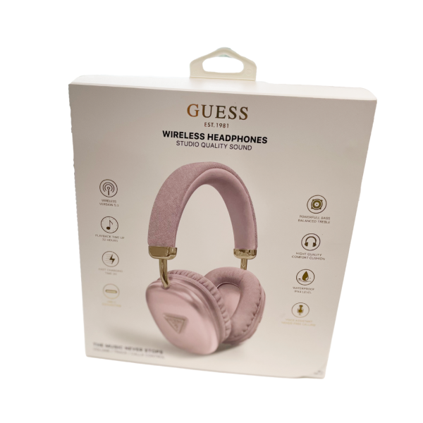 guess headphones pink